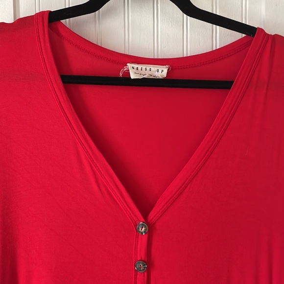 Red babydoll dress - Picture 3 of 3